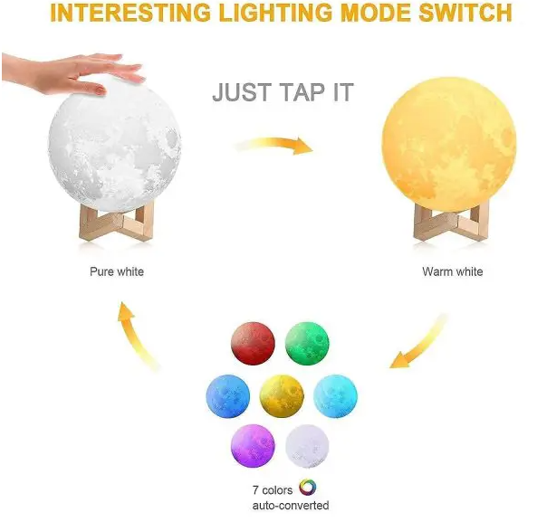 3D Moon Lamp